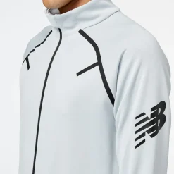 New Balance Tenacity Football Training Track Jacket in White