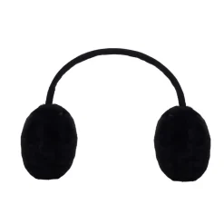 New Era Faux Fur Ear Muffs in Black