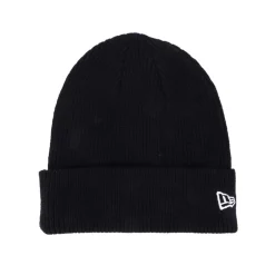 New Era Wool Cuff Knit Beanie in Black