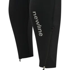 Newline Warm Tights with Reflective Accent in Black