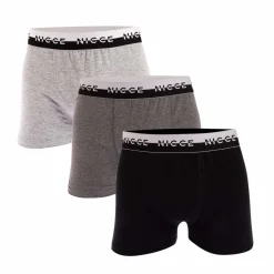 NICCE Mens Corgan 3 Pack Boxer Shorts in Black