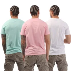 NICCE Mens Iversent 3 Pack T-Shirts in Multi colour