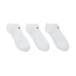 Nike 3 Pack Cushioned No Show Socks in White