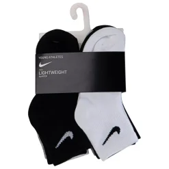 Nike 6 Pack Of Trainer Socks Infants in Grey