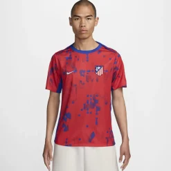 Nike Atletico Madrid Home Pre Match Shirt 2024 2025 Adults in Red