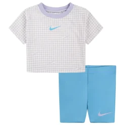 Nike Bxy T Short Set in Blue
