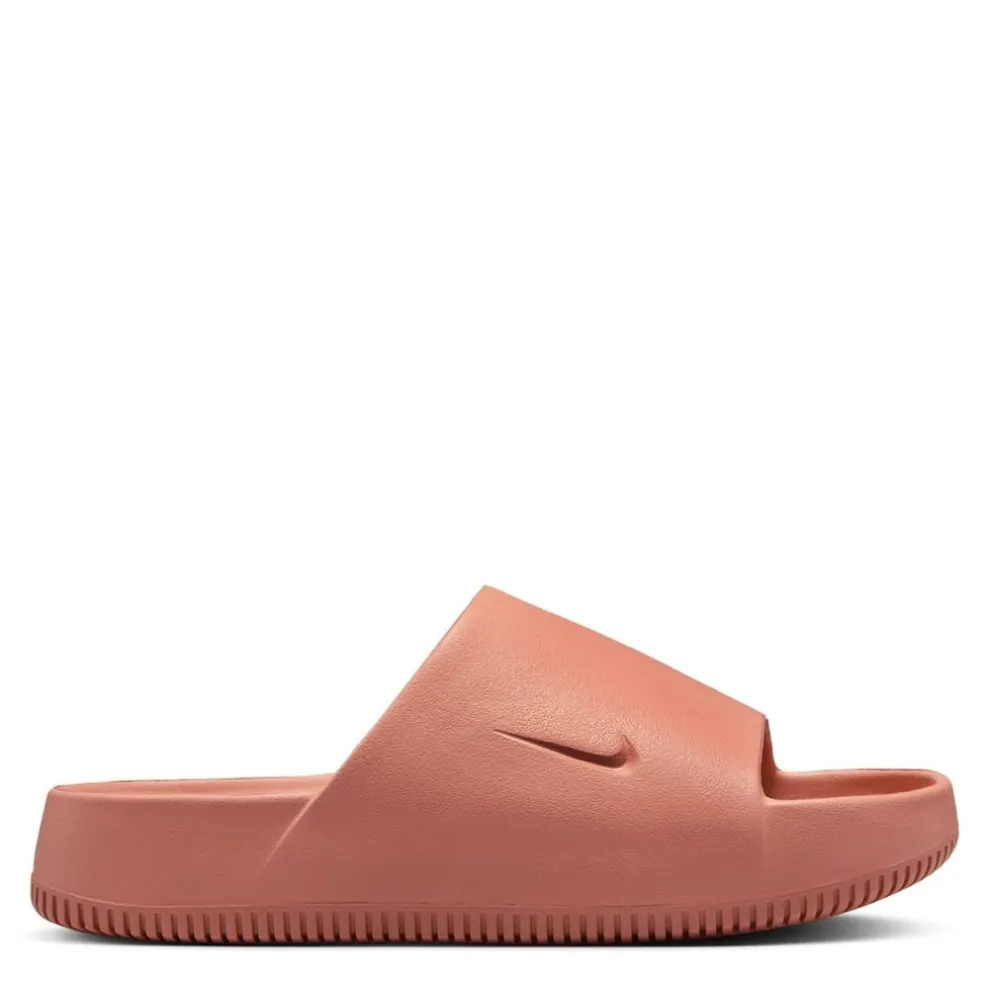 Nike Calm Slide in Brown