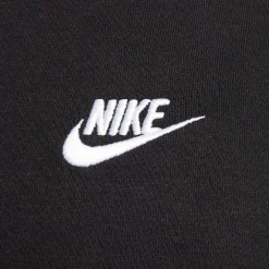 Nike Club Fleece Graphic Hooded Tracksuit in Black