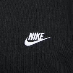 Nike Club Long Sleeve Knit Shirt in Black