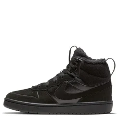 Nike Court Borough Mid 2 Little Kids Boots in Black