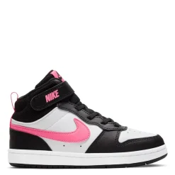 Nike Court Borough Mid 2 Little Kids Shoes in White