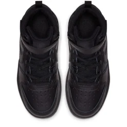 Nike Court Borough Mid 2 Little Kids Shoe in Black