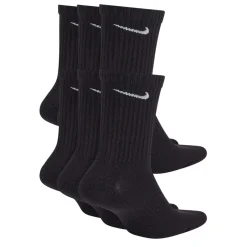 Nike Cushioned Training Crew Socks in Black