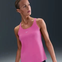 Nike Df Tank Elast in Pink