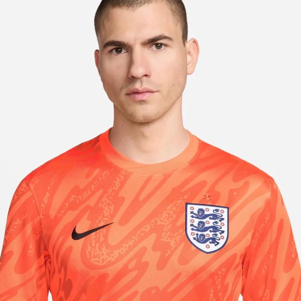 Nike England Goalkeeper Shirt 2024 Adults in Orange