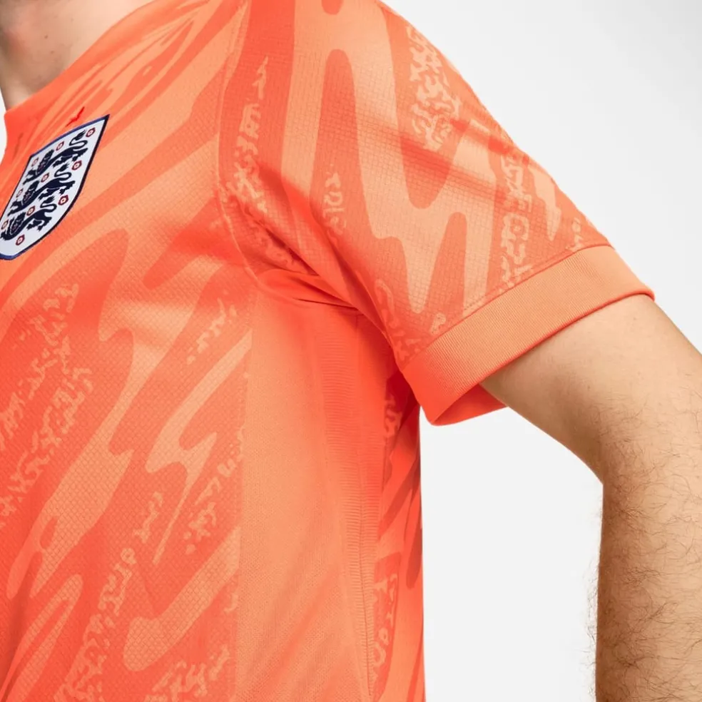 Nike England Goalkeeper Shirt 2024 Adults in Orange