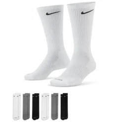 Nike Everyday Plus Cushioned Training Crew Socks (6 Pairs) in Multi