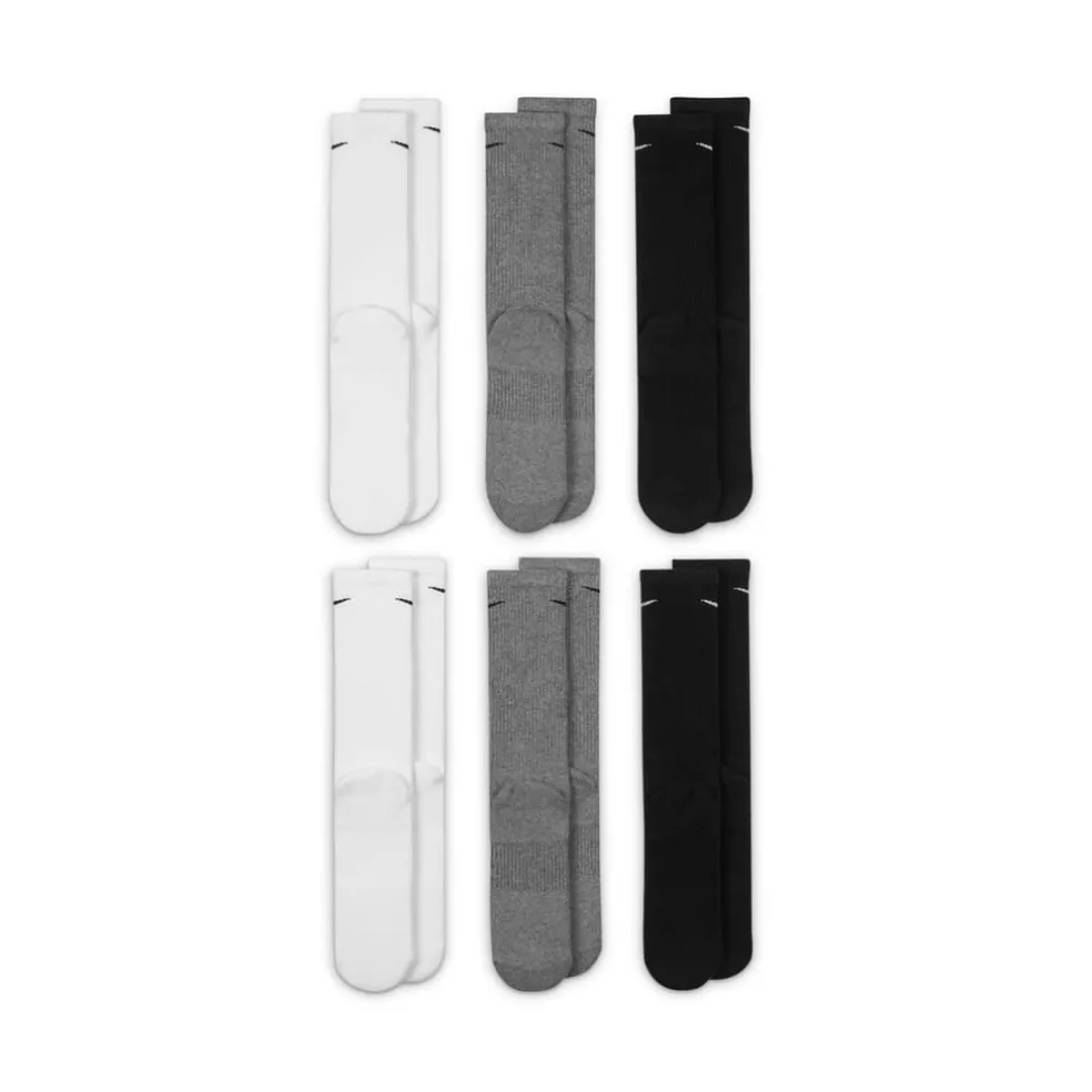 Nike Everyday Plus Cushioned Training Crew Socks (6 Pairs) in Multi