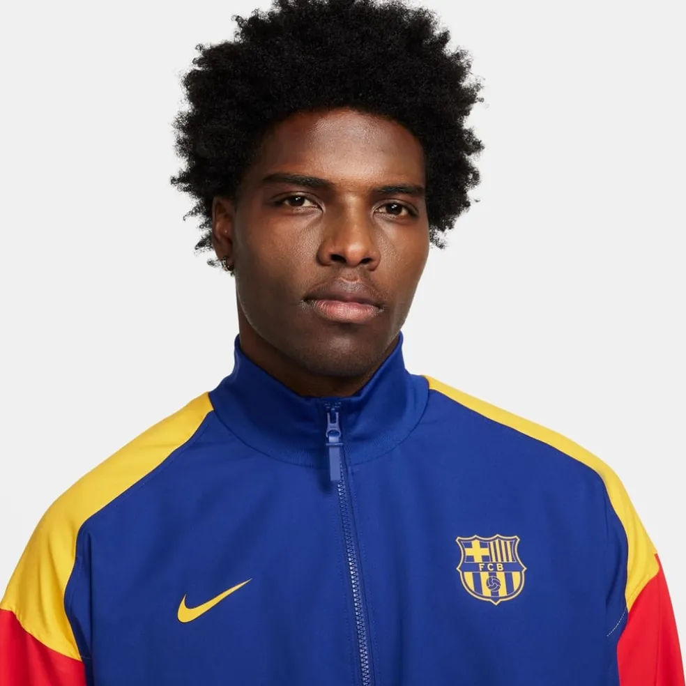Nike Fc Barcelona Chinese New Year Anthem Jacket 2023 2024 Adults in Blue