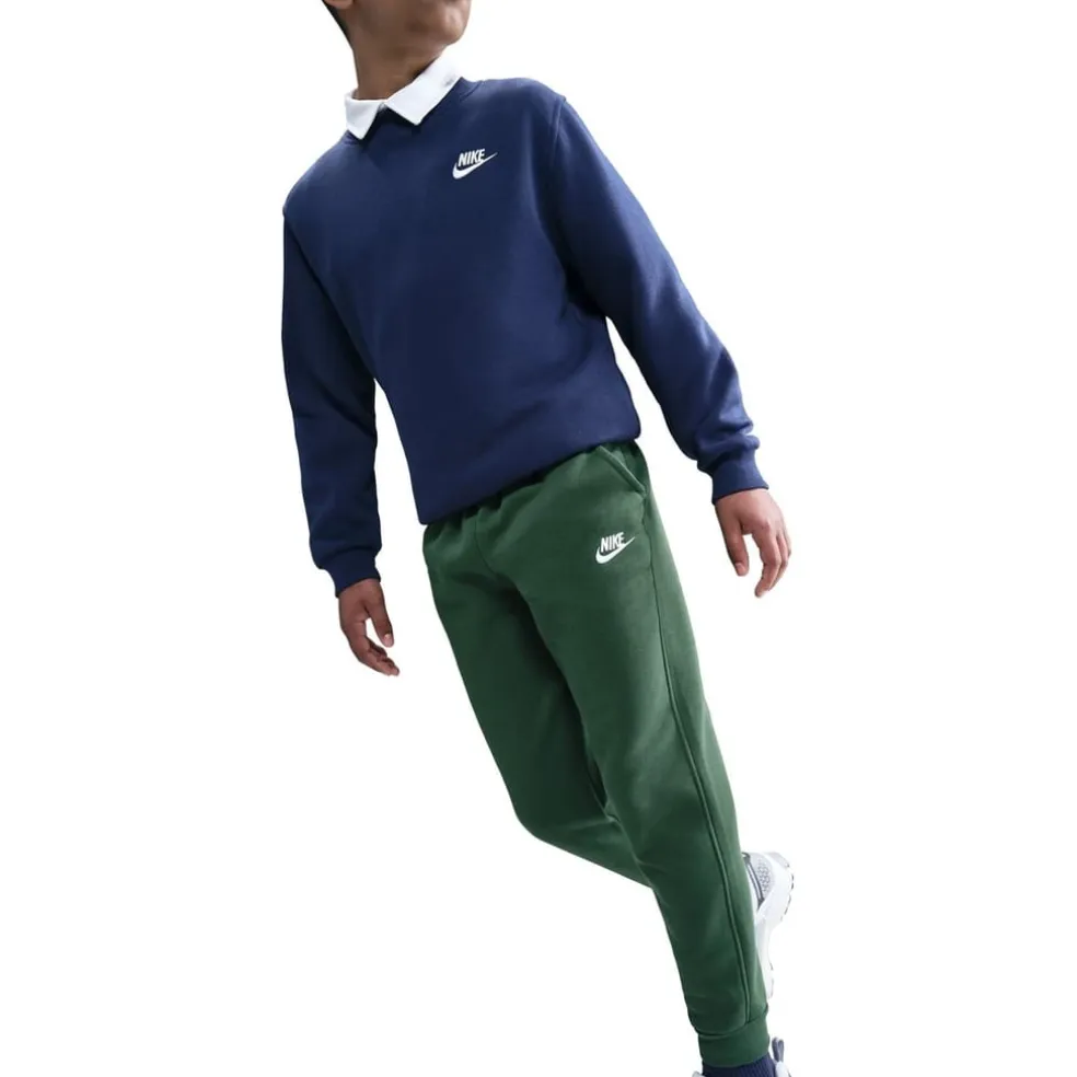 Nike Fleece Jogging Bottoms Juniors in Green