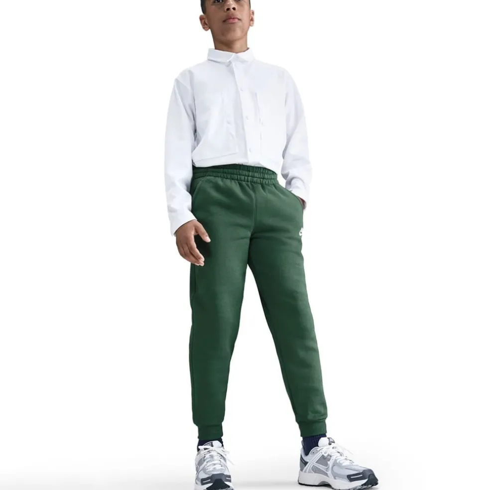 Nike Fleece Jogging Bottoms Juniors in Green