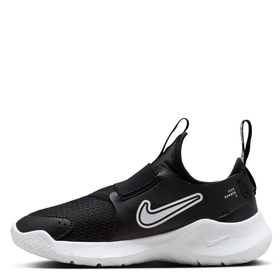 Nike Flex Runner 3 Low Top Running Shoes in Black