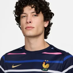 Nike France Academy Pro Home Pre Match Shirt 2024 Adults in Blue