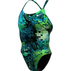 Nike Geometric One Piece Swimsuit in Multi