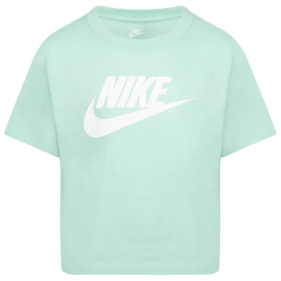 Nike GIrls Club Boxy T-Shirt in Green