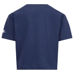 Nike Girls Sci-Dye Boxy T-Shirt in Navy