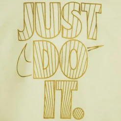 Nike Girls Shine Boxy T-Shirt in Cream