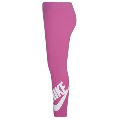 Nike Girls Swoosh Leg A See Leggings in Blue