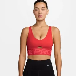 Nike Indy Plunge Bra Ld61 in Red