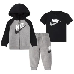 Nike Infants 3 Piece Boxed Set in Grey