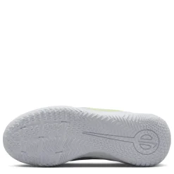 Nike Jr. Tiempo Legend 10 Academy Little Big Kids Indoor Court Low Top Football Shoes in Silver