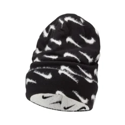 Nike Junior Peak Pom Beanie in Black