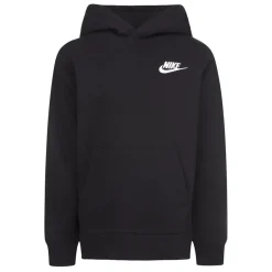 Nike Juniors Club Fleece Hoodie in Black