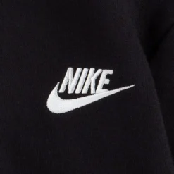 Nike Juniors Club Fleece Hoodie in Black