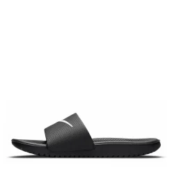 Nike Kawa Junior Slides in Black