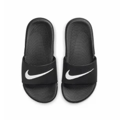 Nike Kawa Junior Slides in Black