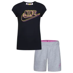 Nike Knit Short Set in Grey