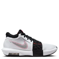 Nike Lebron Witness VIII Hi-Top Basketball Sneakers in White