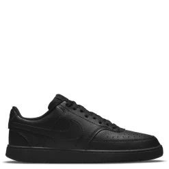 Nike Mens Court Vision Low Trainers in Black