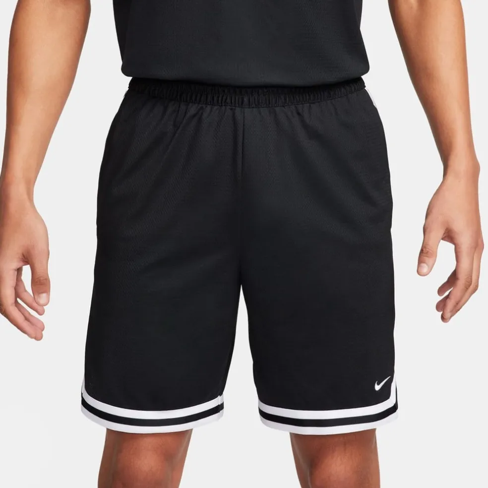 Nike Mens Dna Dri Fit 8 Basketball Shorts in White