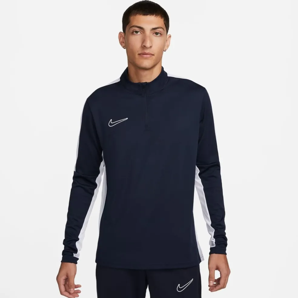 Nike Mens Dri Fit Academy Football Drill Top in Blue