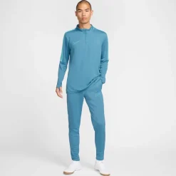 Nike Mens Dri Fit Academy Zippered Football Pants in Blue