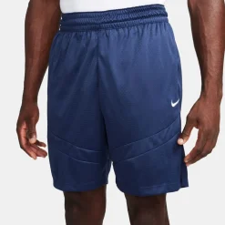 Nike Mens Dri Fit Icon 8 Basketball Shorts in Blue