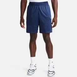 Nike Mens Dri Fit Icon 8 Basketball Shorts in Blue