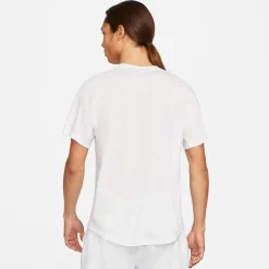 Nike Mens Dri Fit Victory Tennis Top in White