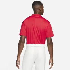Nike Mens Dri Fit Victory Golf Polo Shirt in Red